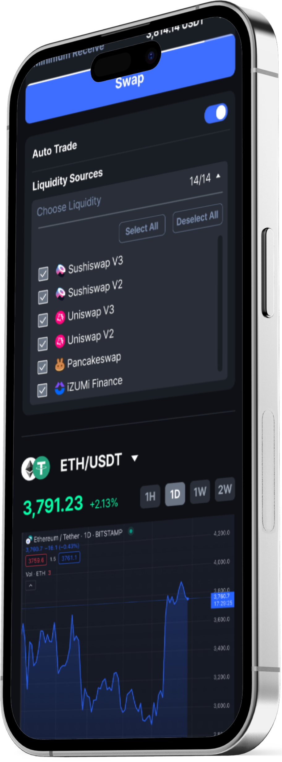 Eisen Finance on iPhone